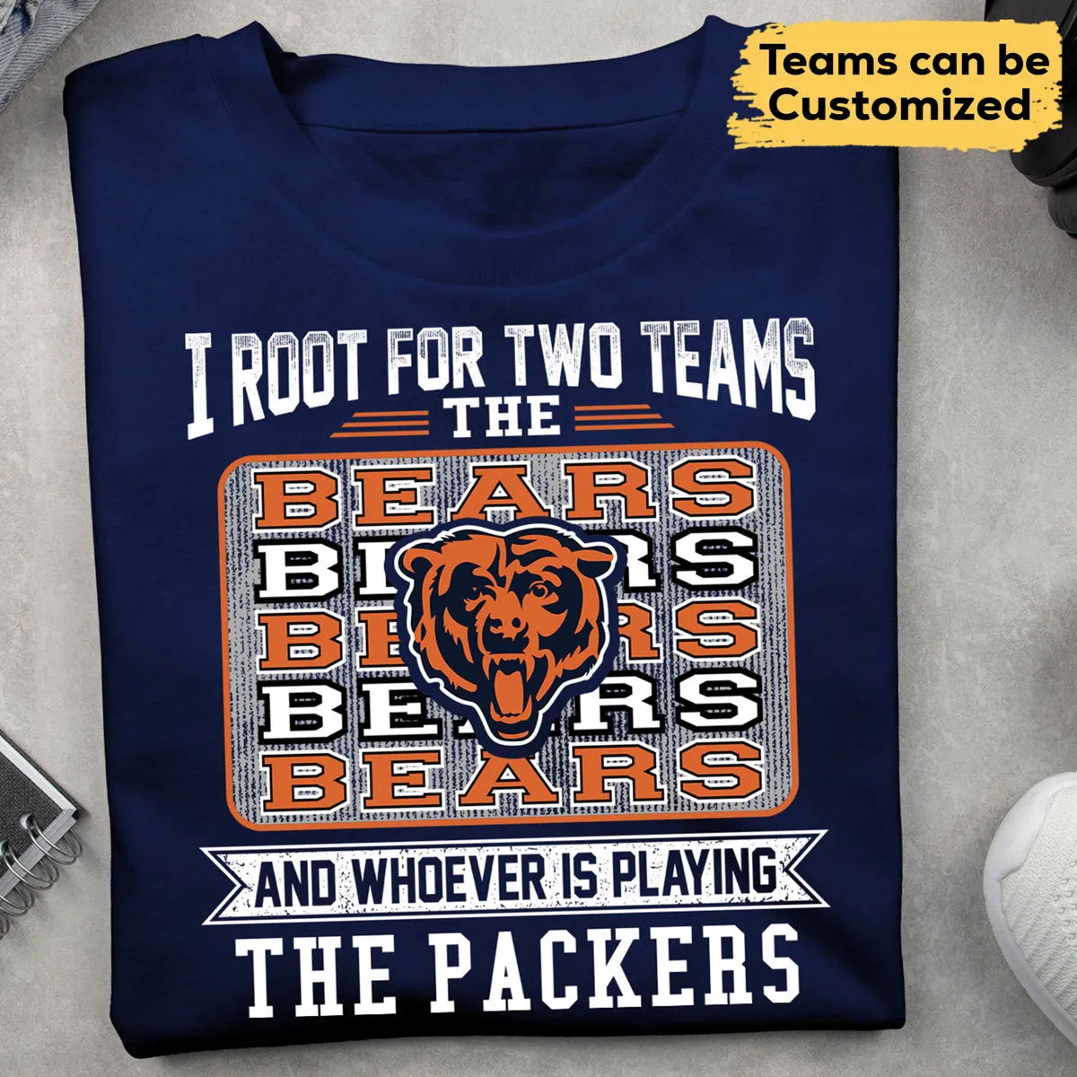 Customized Shirt - I Root For Two Teams