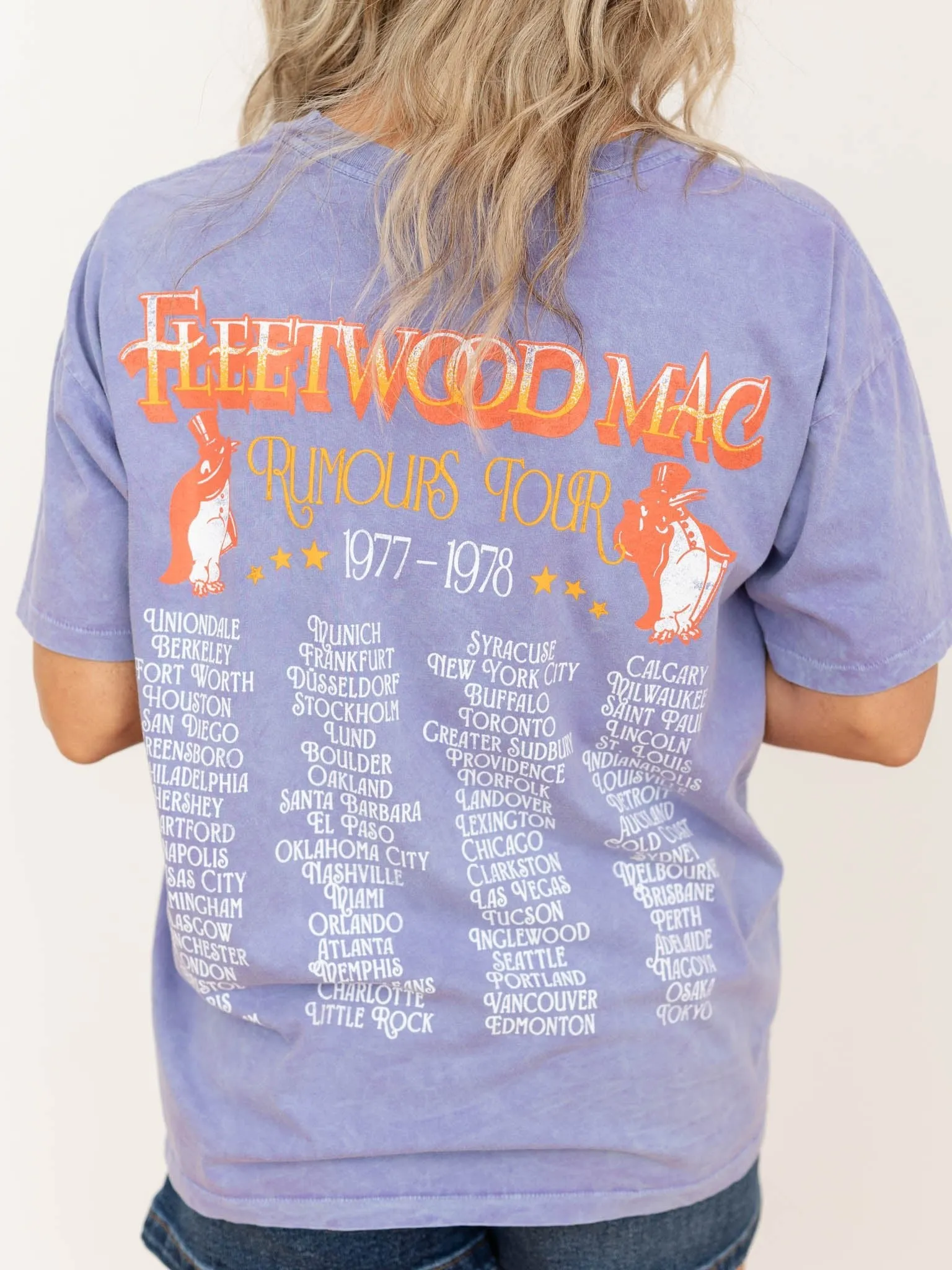 Daydreamer Fleetwood Mac Rumours Tour Merch Tee