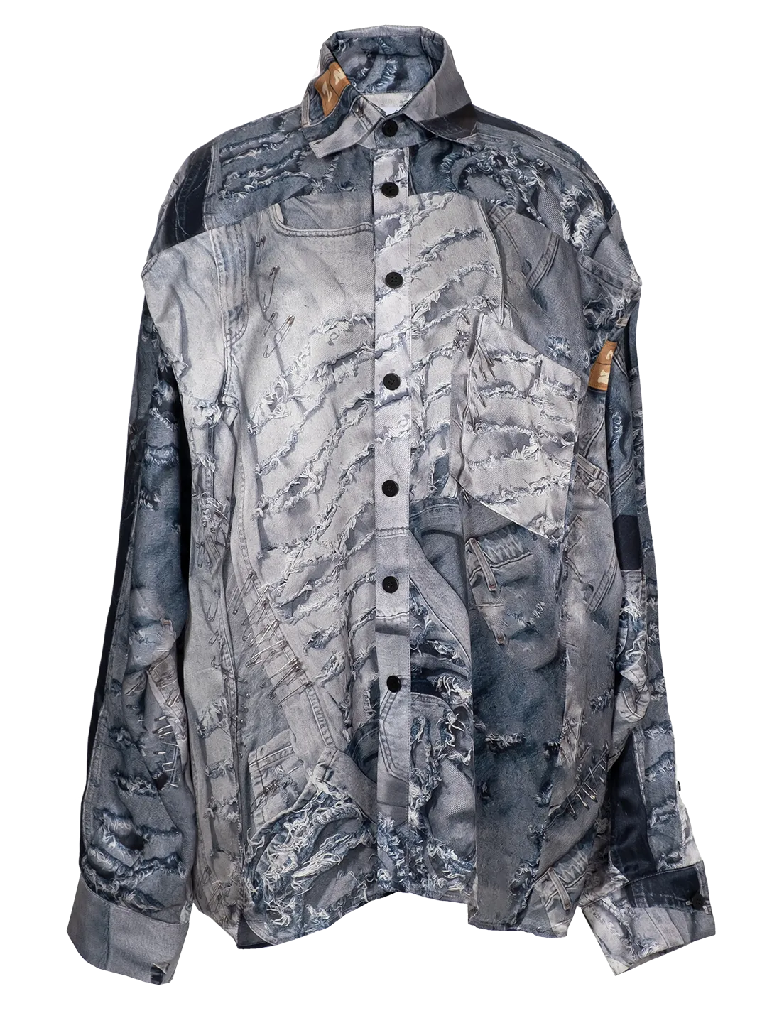 Denim Print Box Shirt