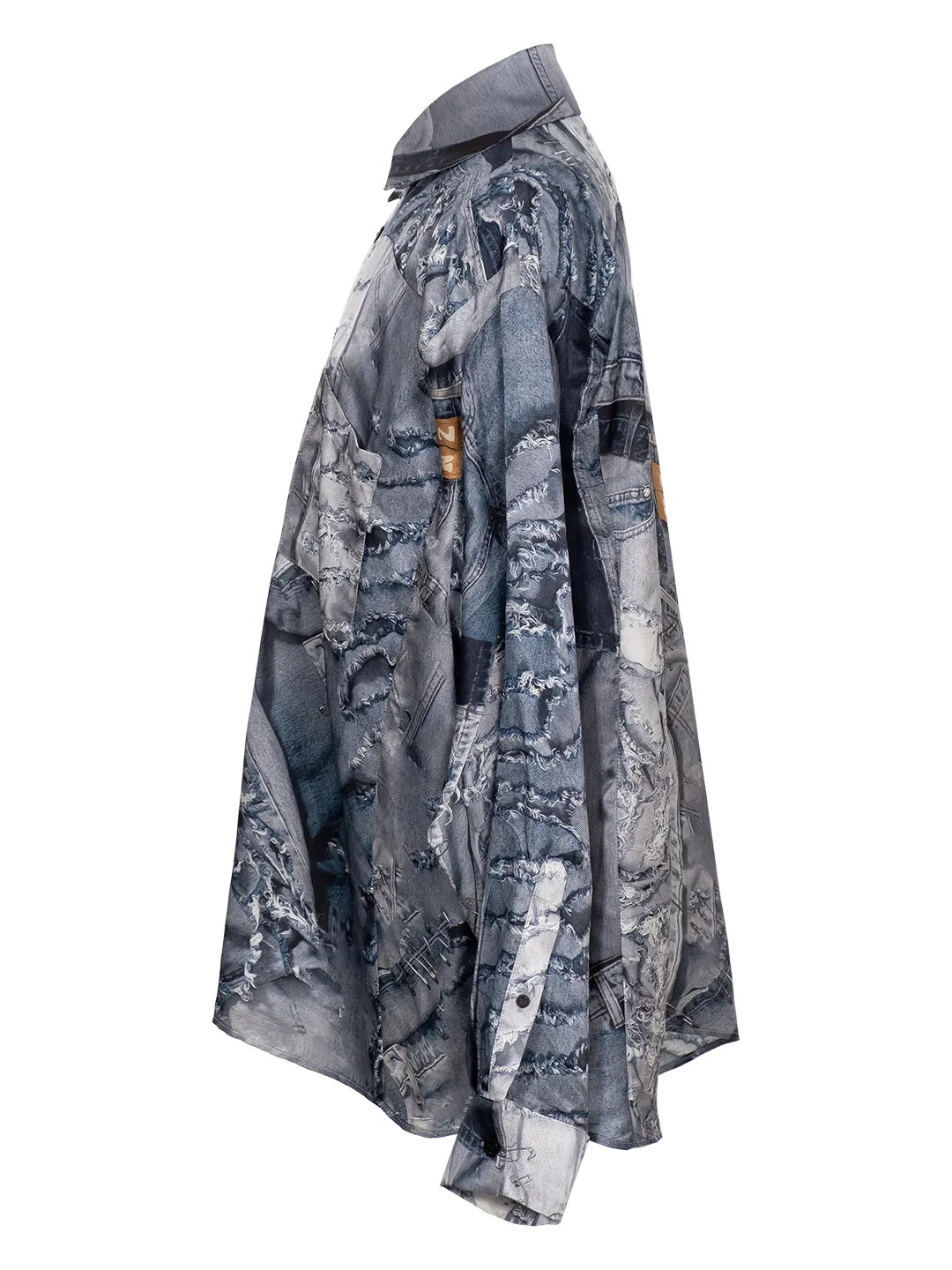 Denim Print Box Shirt