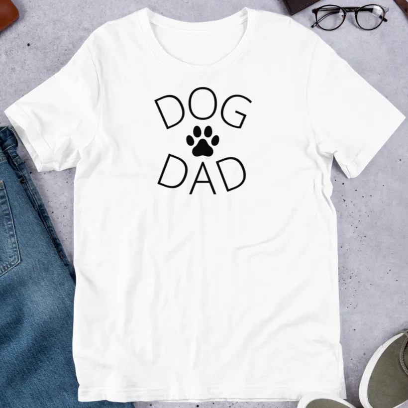Dog Dad T-Shirts - Light
