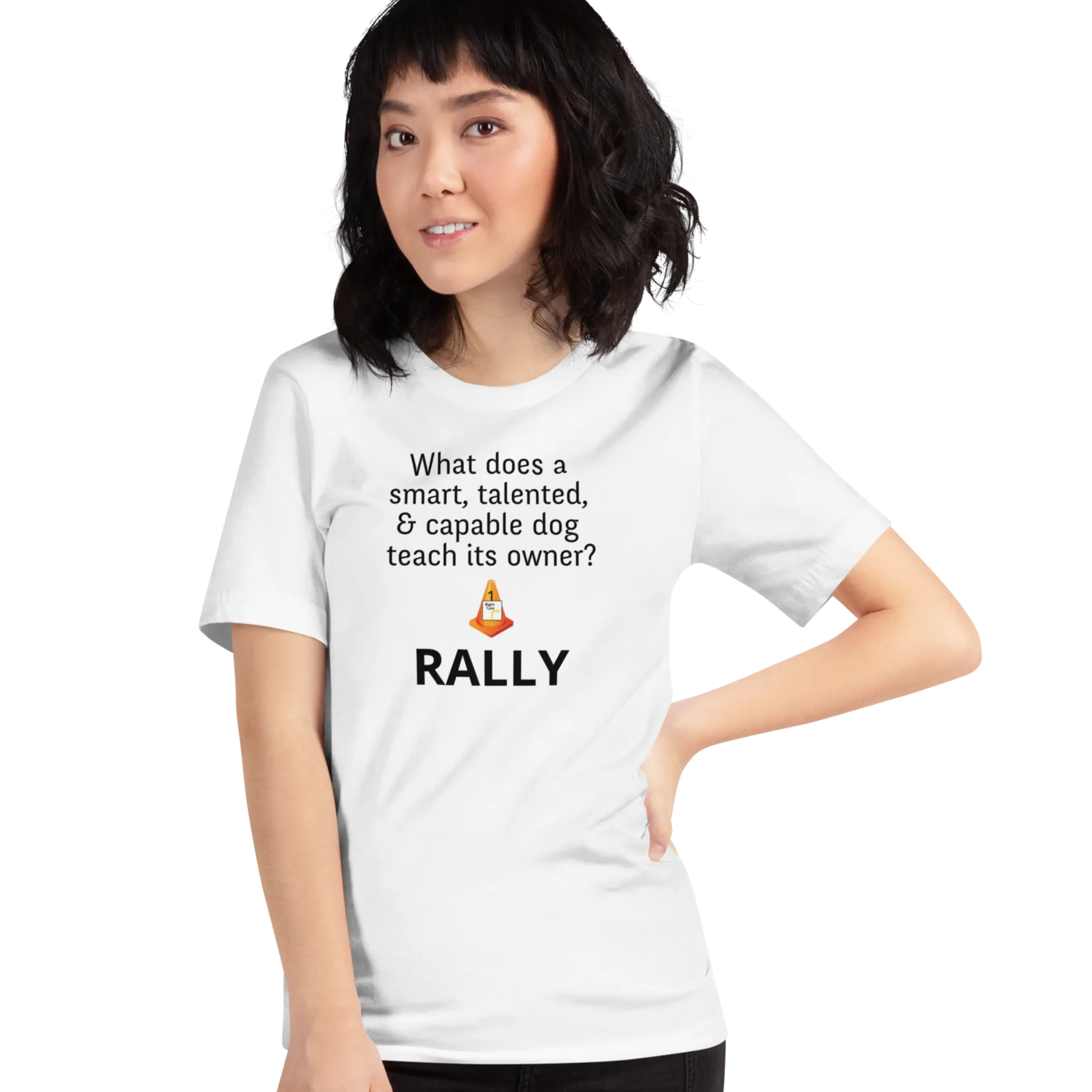 Dog Teaches Rally T-Shirt - Light