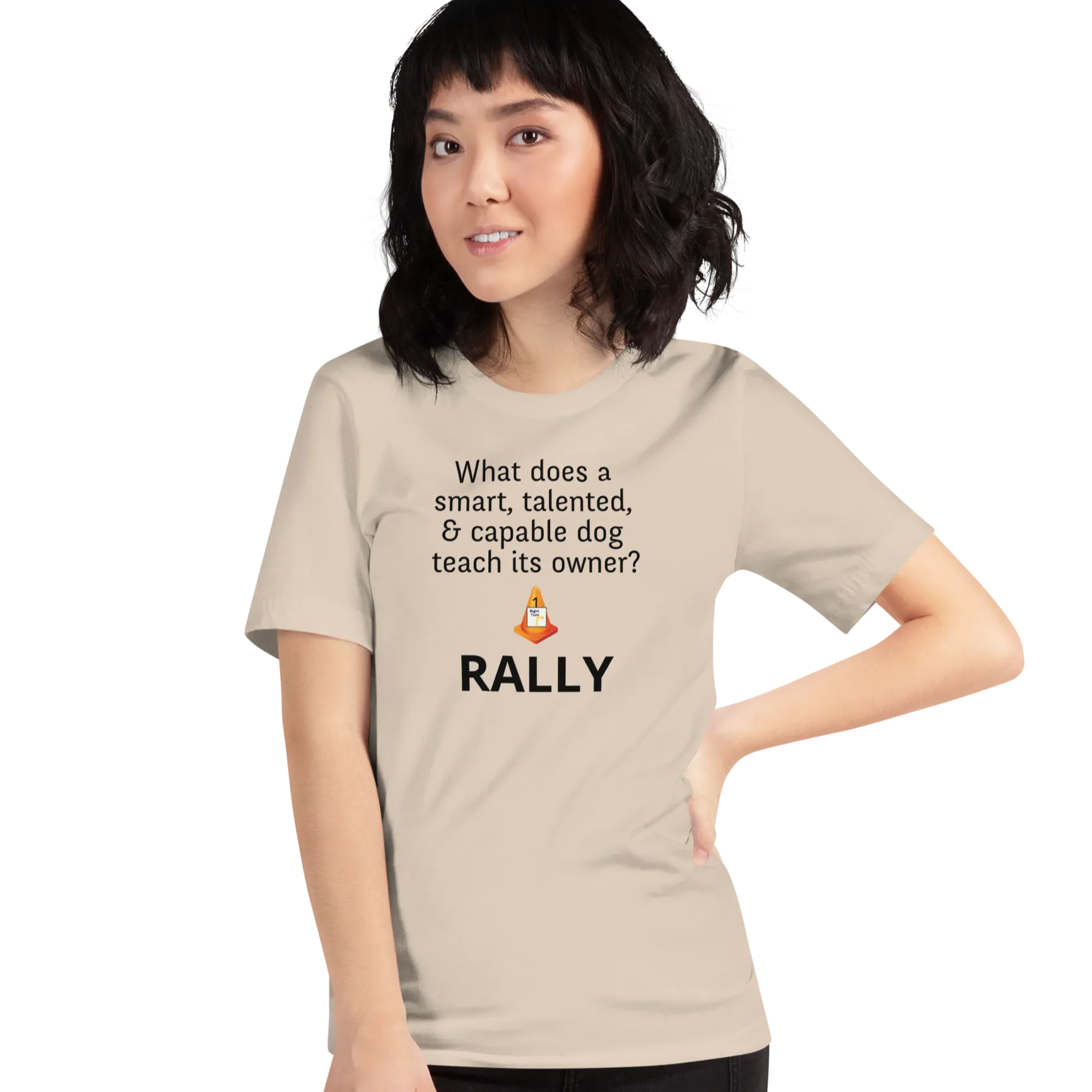Dog Teaches Rally T-Shirt - Light