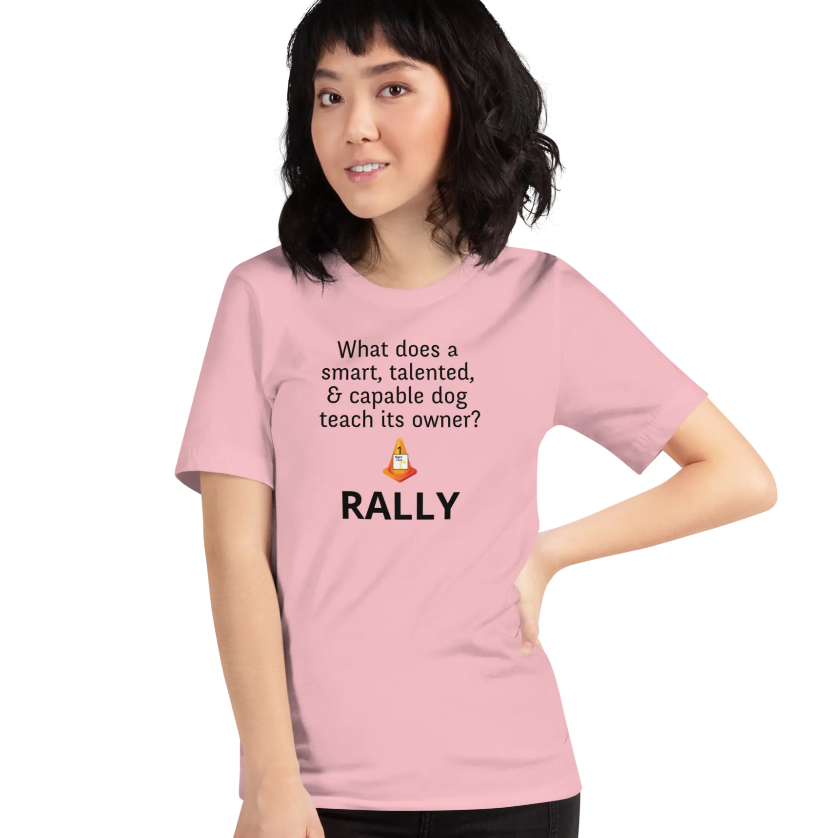 Dog Teaches Rally T-Shirt - Light