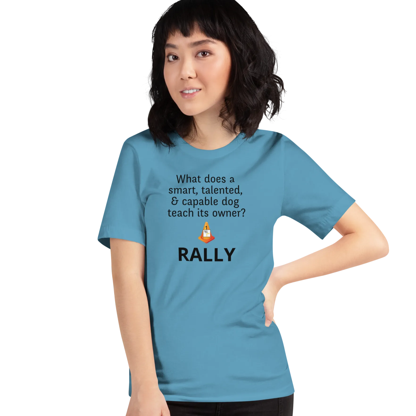 Dog Teaches Rally T-Shirt - Light