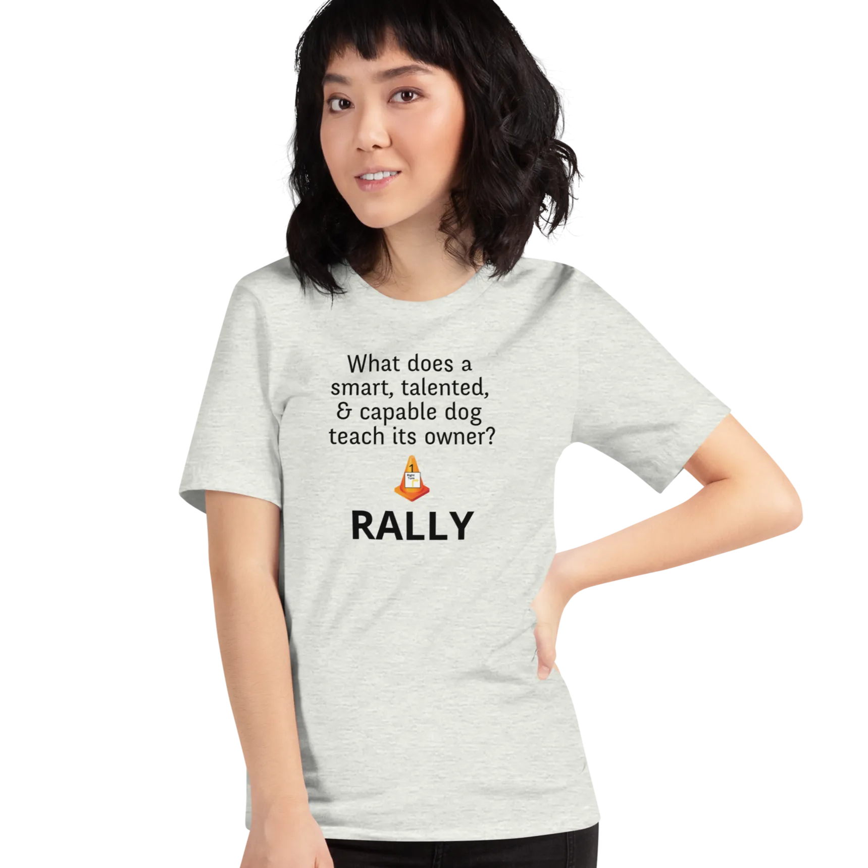 Dog Teaches Rally T-Shirt - Light