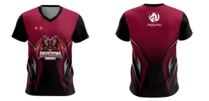 Dragons V Neck Warmup Shirt Design Your Own Custom