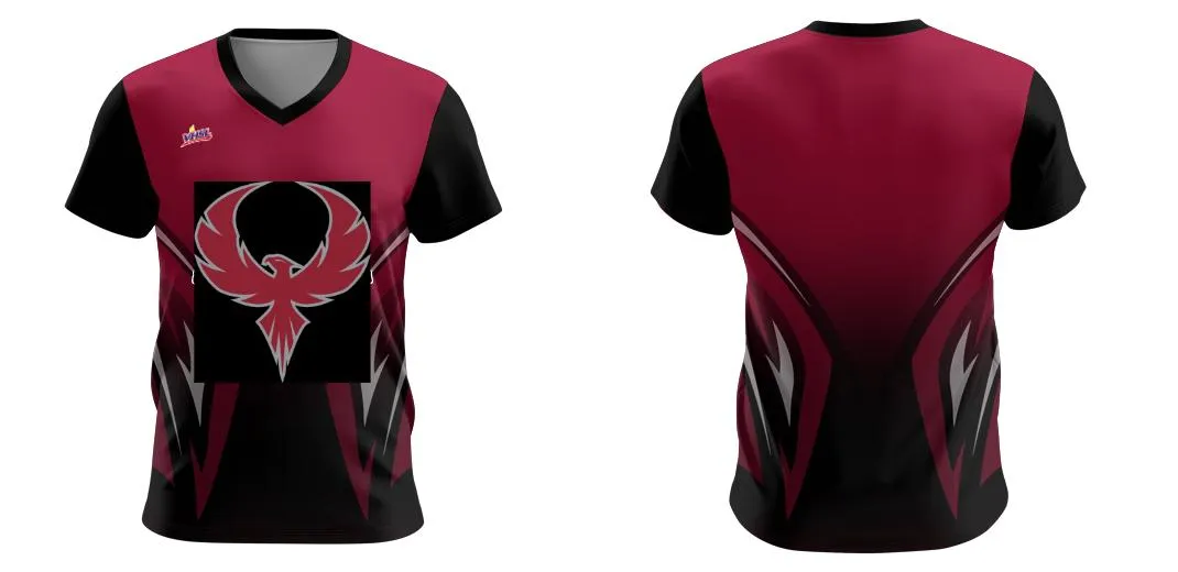 Dragons V Neck Warmup Shirt Design Your Own Custom