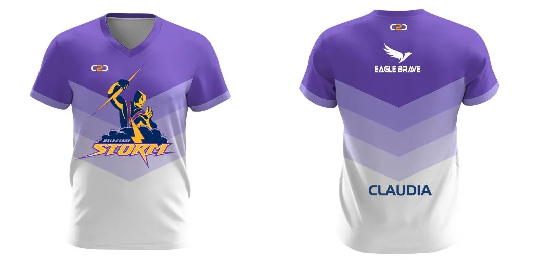 Eagle Brave V Neck Warmup Shirt Design Your Own Custom