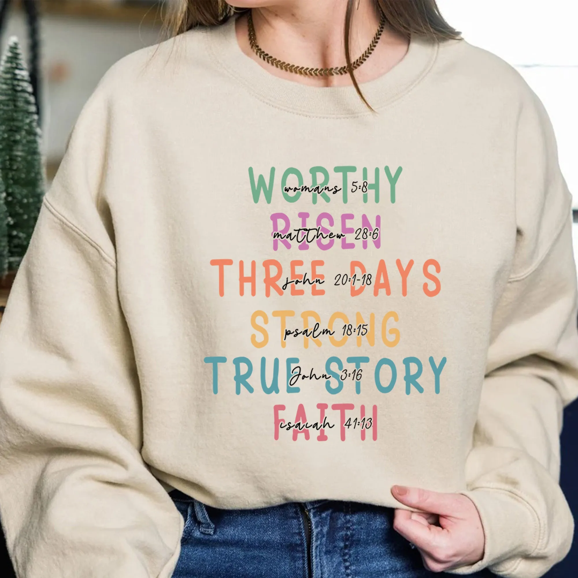 Easter Christian Sublimation Sweatshirt, A lot can happen in 3 days Sublimation Crewneck, EasterTee, Jesus Shirt, Happy Easter Day