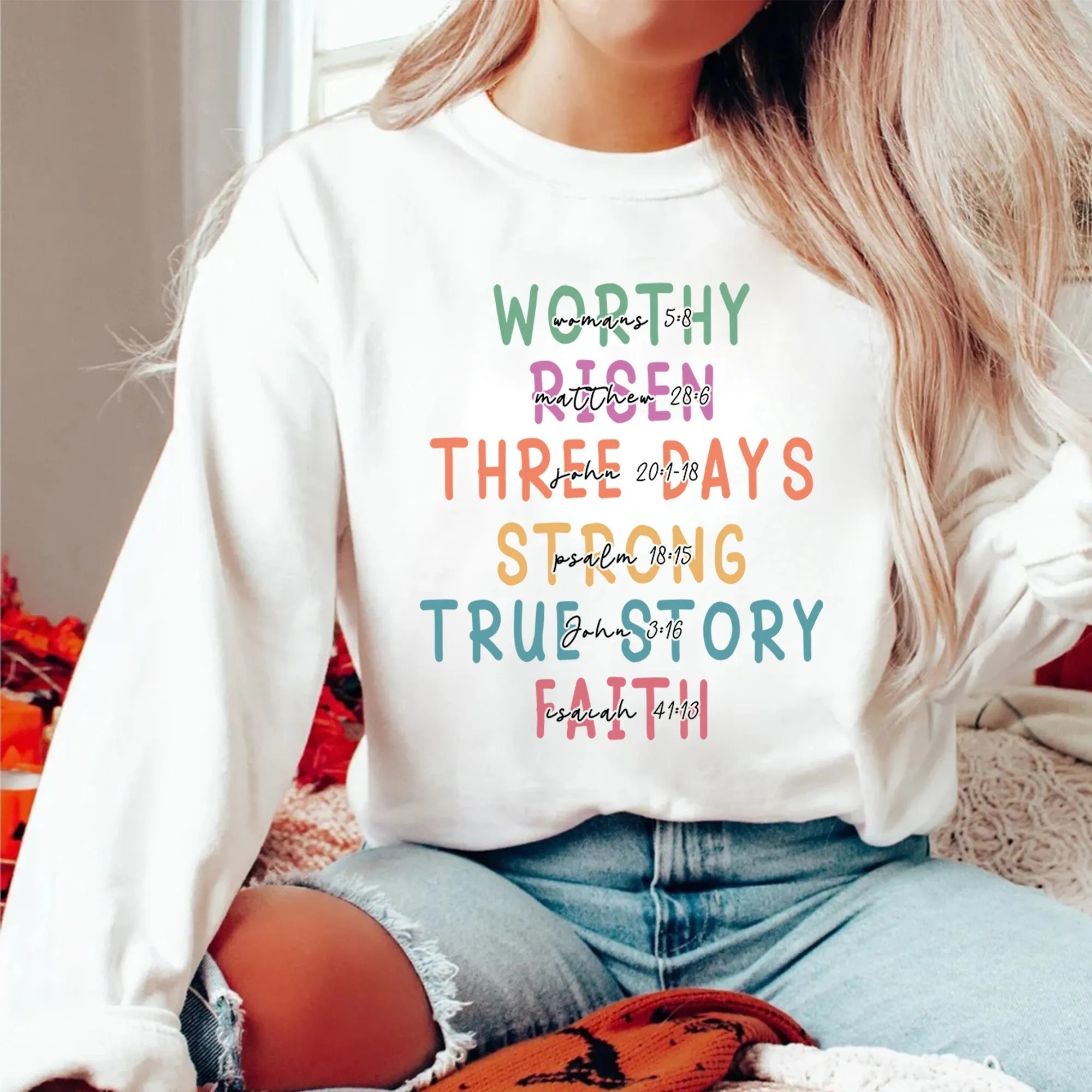 Easter Christian Sublimation Sweatshirt, A lot can happen in 3 days Sublimation Crewneck, EasterTee, Jesus Shirt, Happy Easter Day
