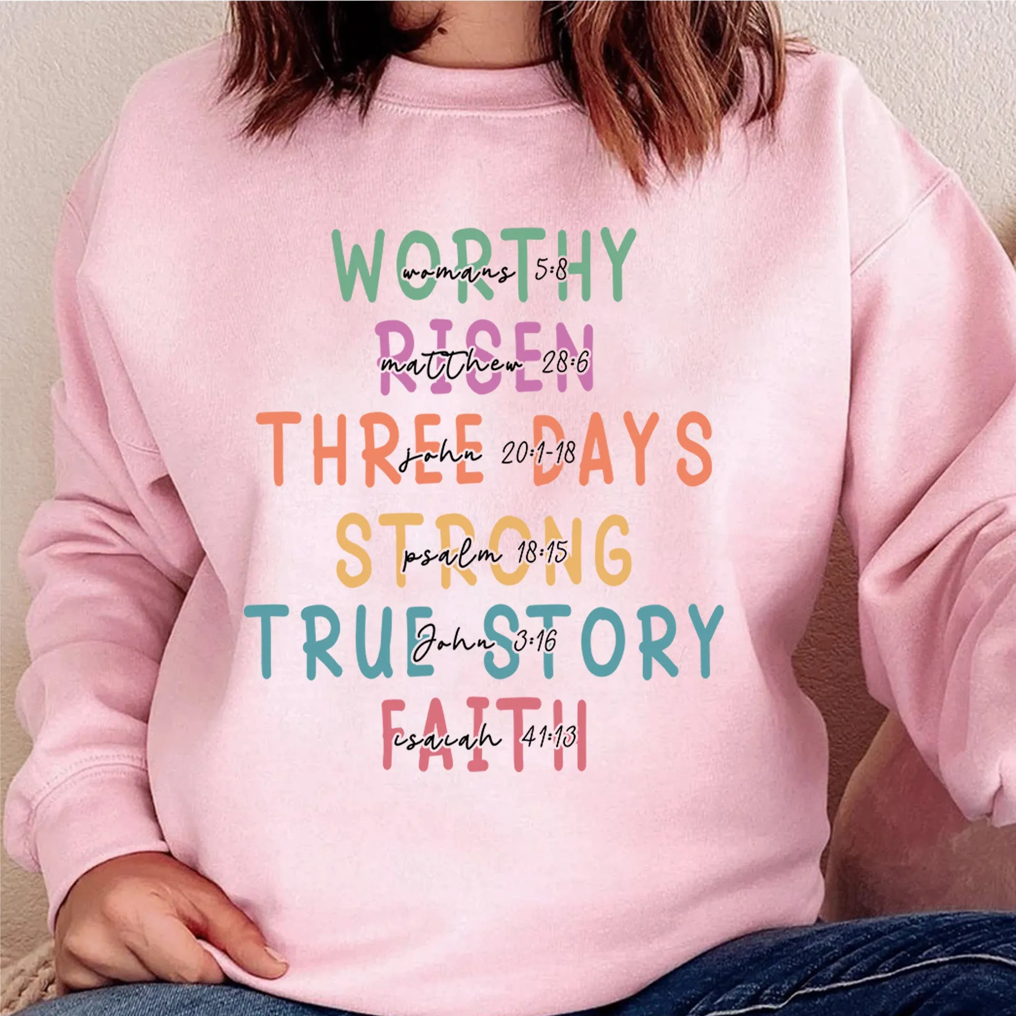Easter Christian Sublimation Sweatshirt, A lot can happen in 3 days Sublimation Crewneck, EasterTee, Jesus Shirt, Happy Easter Day
