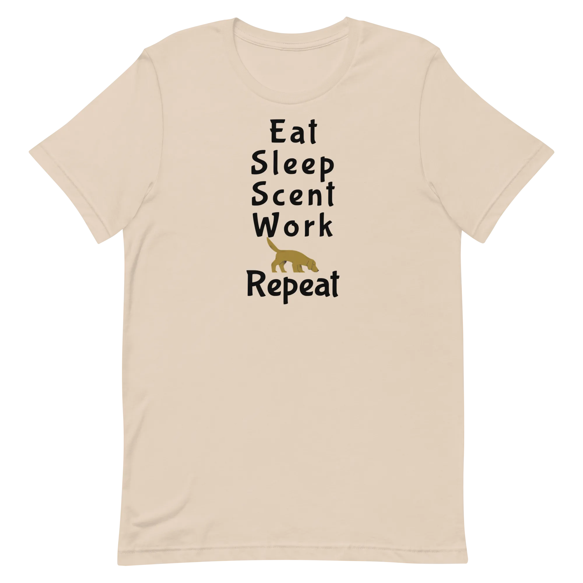 Eat Sleep Scent Work Repeat T-Shirts - Light