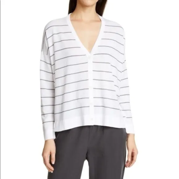 EILEEN FISHER V-Neck Boxy Cardigan size various