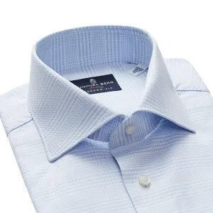 Emanuel Berg Light Blue Check Shirt