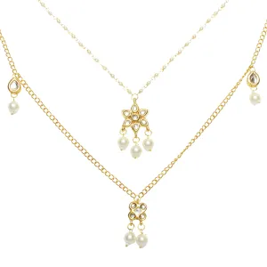 Embellished Multi Layered Kundan Necklace