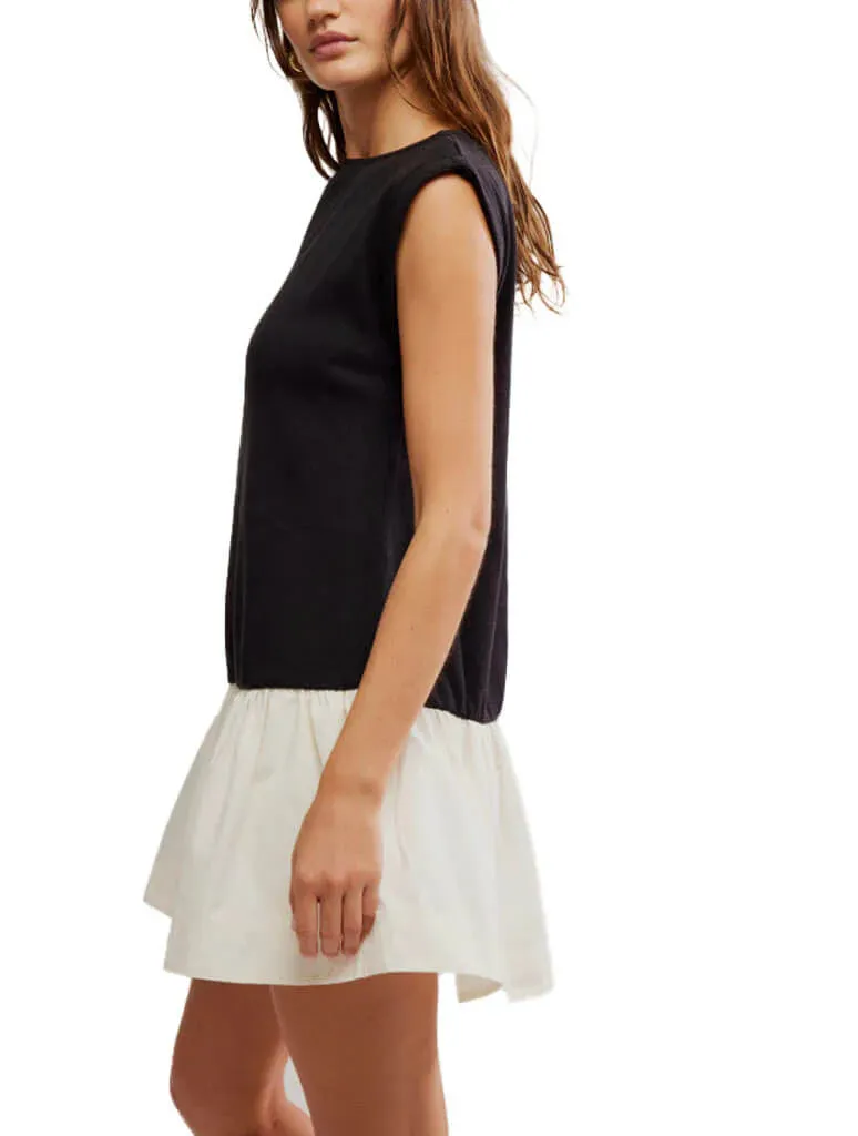 Enya Mini Dress Black Combo