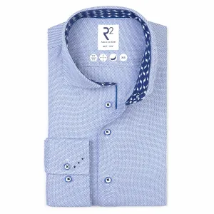 Extra long sleeves. Dobby cotton shirt