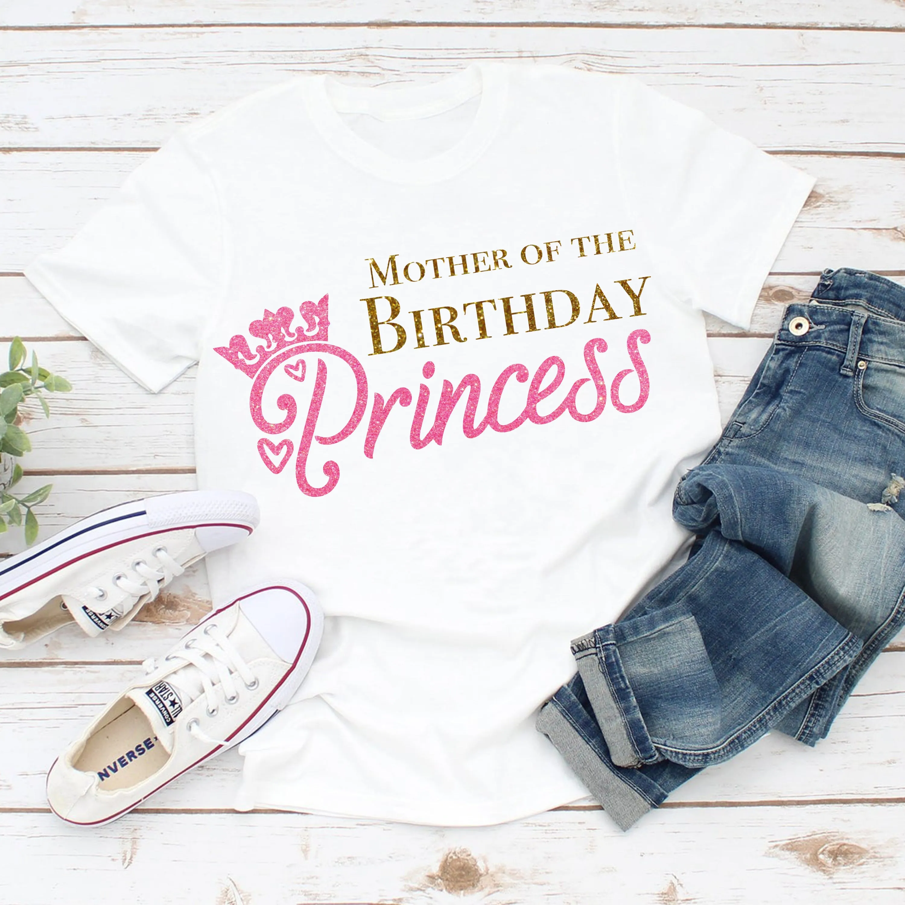 Father of the Birthday Girl Shirt | Dad of the Birthday Girl | Mother of the Birthday Princess T-shirt