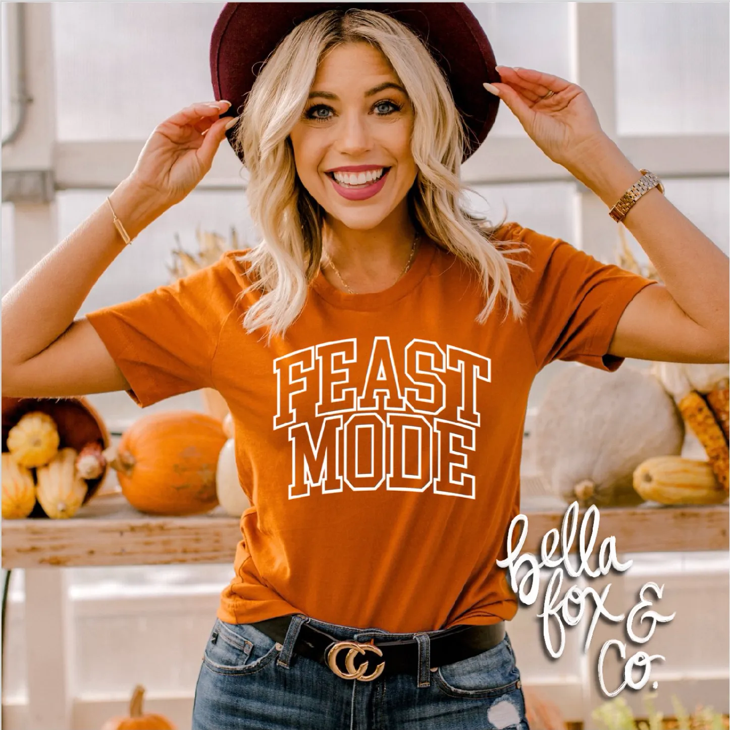 Feast Mode T-Shirt - Thanksgiving **FREE SHIPPING