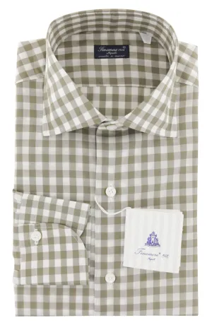 Finamore Napoli Light Brown Shirt - Slim