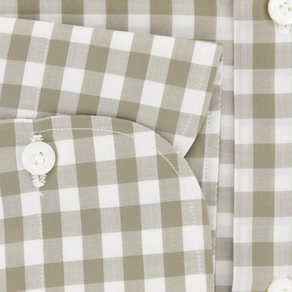 Finamore Napoli Light Brown Shirt - Slim