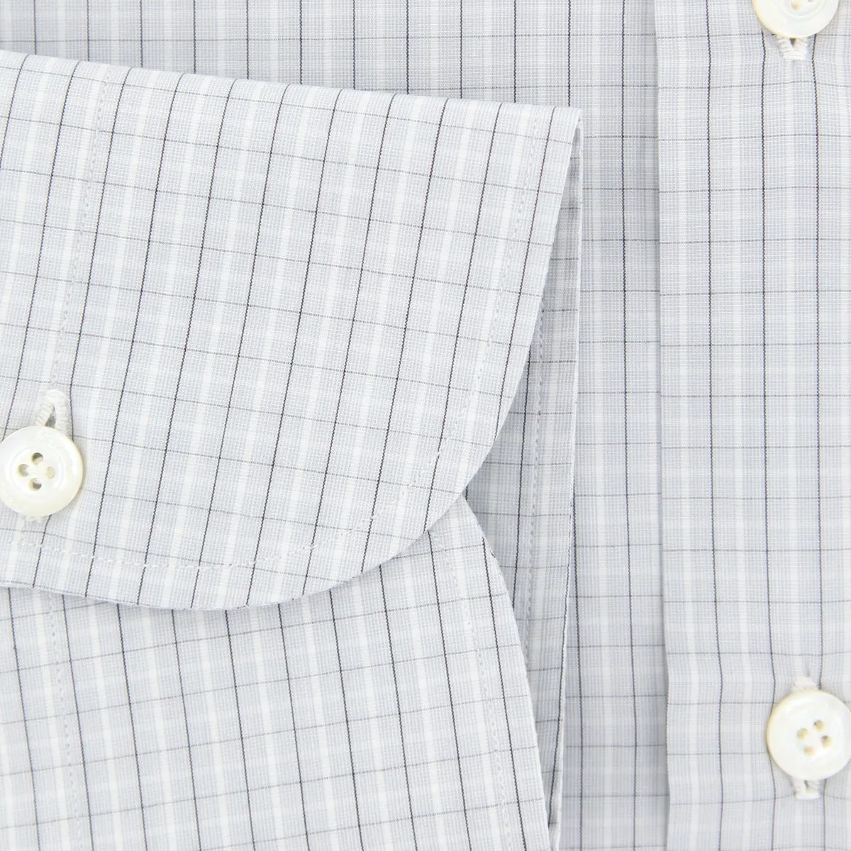 Finamore Napoli Light Gray Shirt - Slim