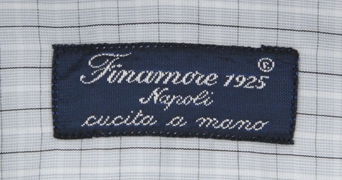 Finamore Napoli Light Gray Shirt - Slim