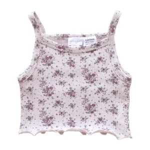 Fine Rib Bebe Midi Singlet aus Bio-Baumwolle - Bloom Kollektion