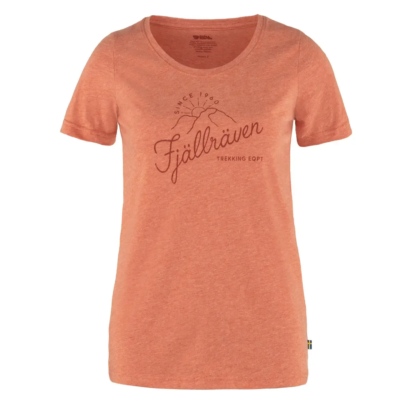 Fjallraven Womens Sunrise T-Shirt Rowan Red / Melange