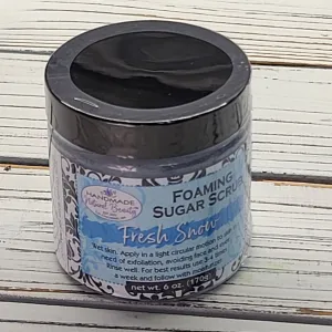 Foaming Sugar Scrub | Fresh Snow/Linen