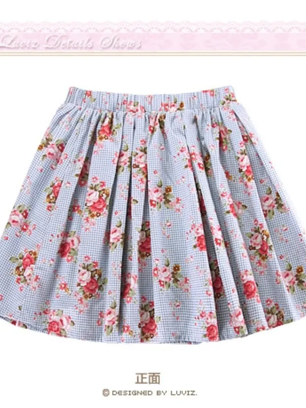fresh flowers skirt