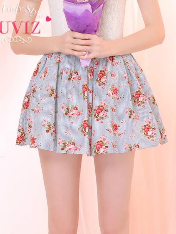fresh flowers skirt