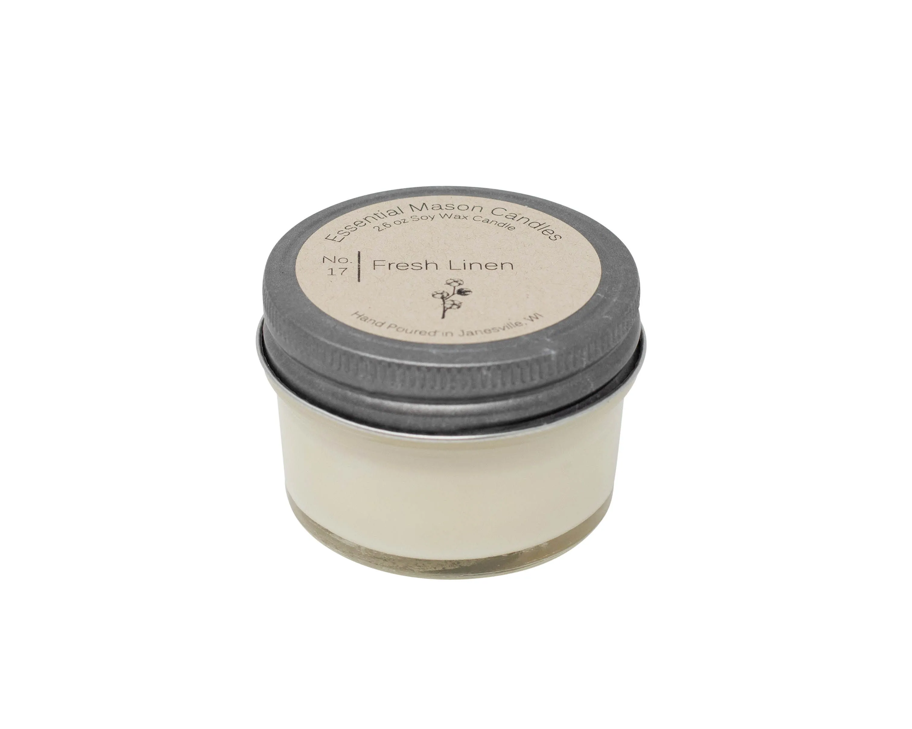 Fresh Linen Soy Candle - 2.6 oz