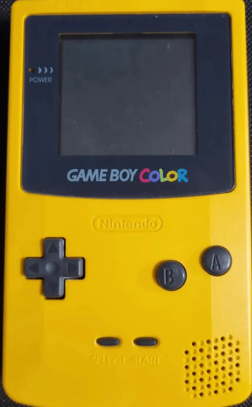 Gameboy Color konsol (gul)