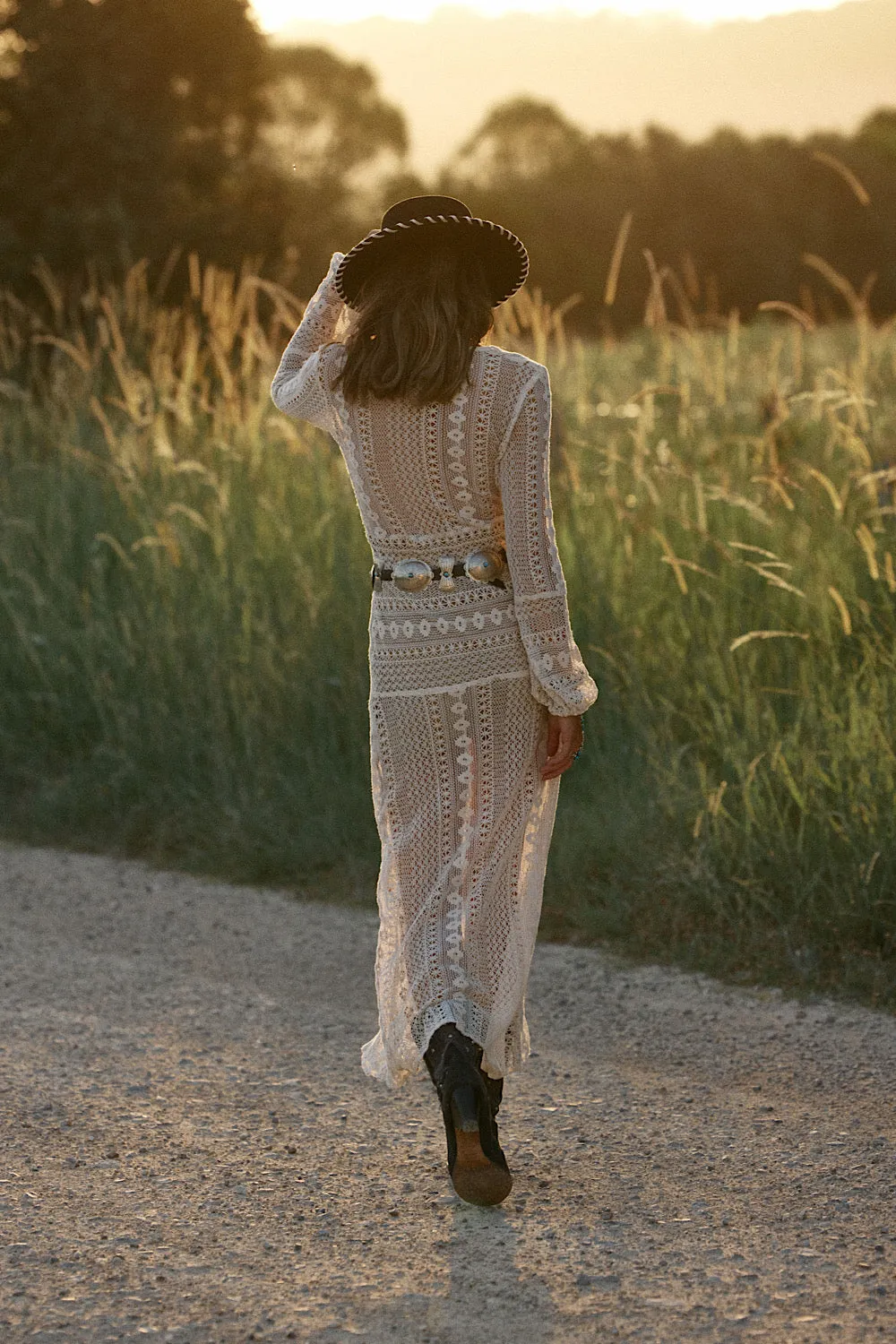 Georgia On My Mind Lace Maxi Dress