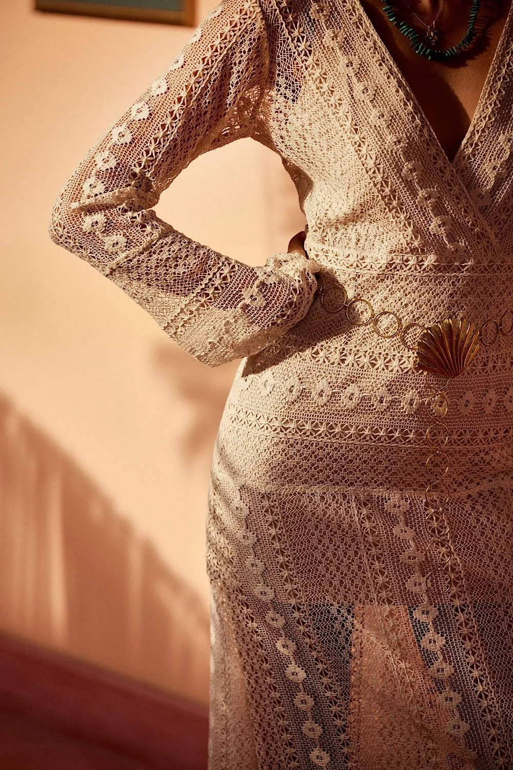 Georgia On My Mind Lace Maxi Dress