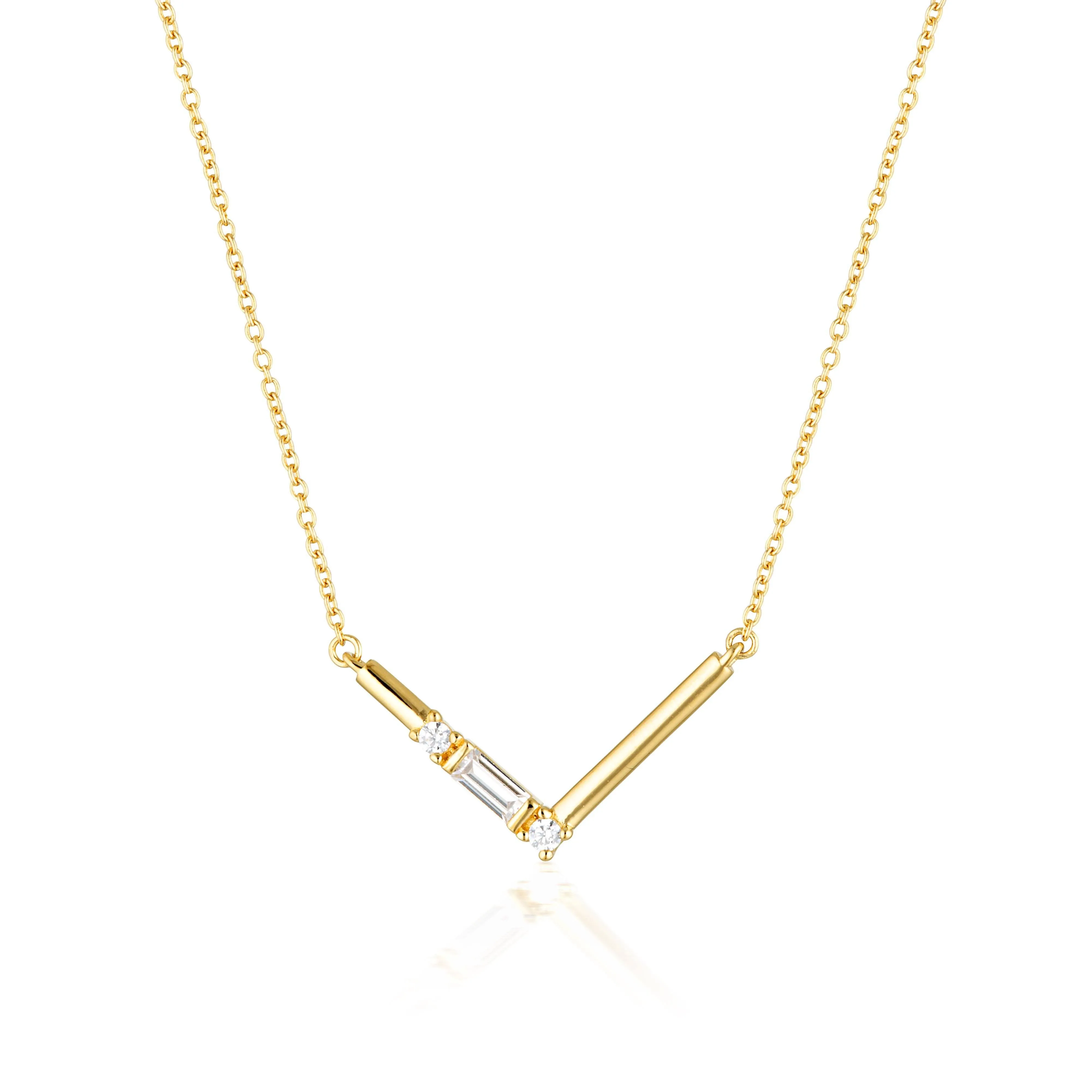 GEORGINI THE LAYERED EDIT TIGA NECKLACE GOLD