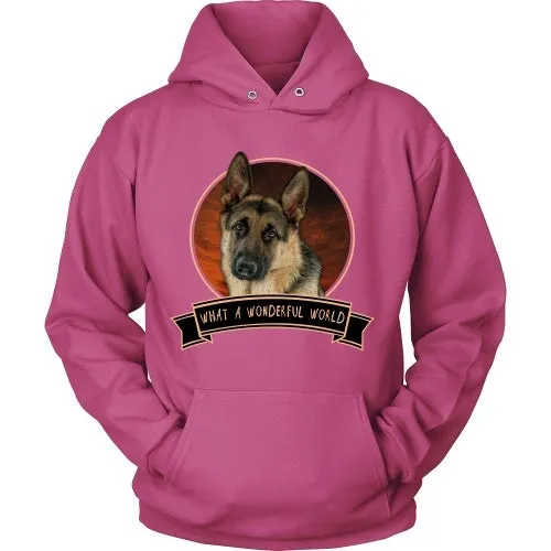 German Shepherd What a Wonderful World - FREE Shipping!