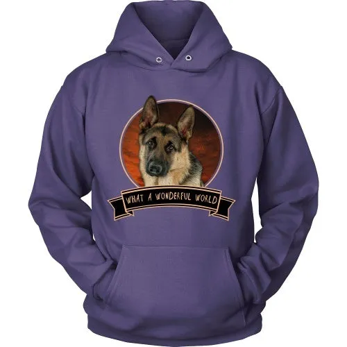 German Shepherd What a Wonderful World - FREE Shipping!