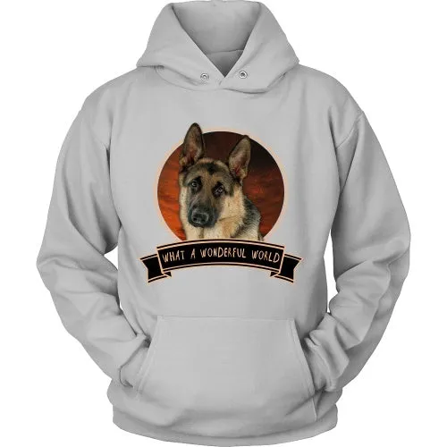 German Shepherd What a Wonderful World - FREE Shipping!