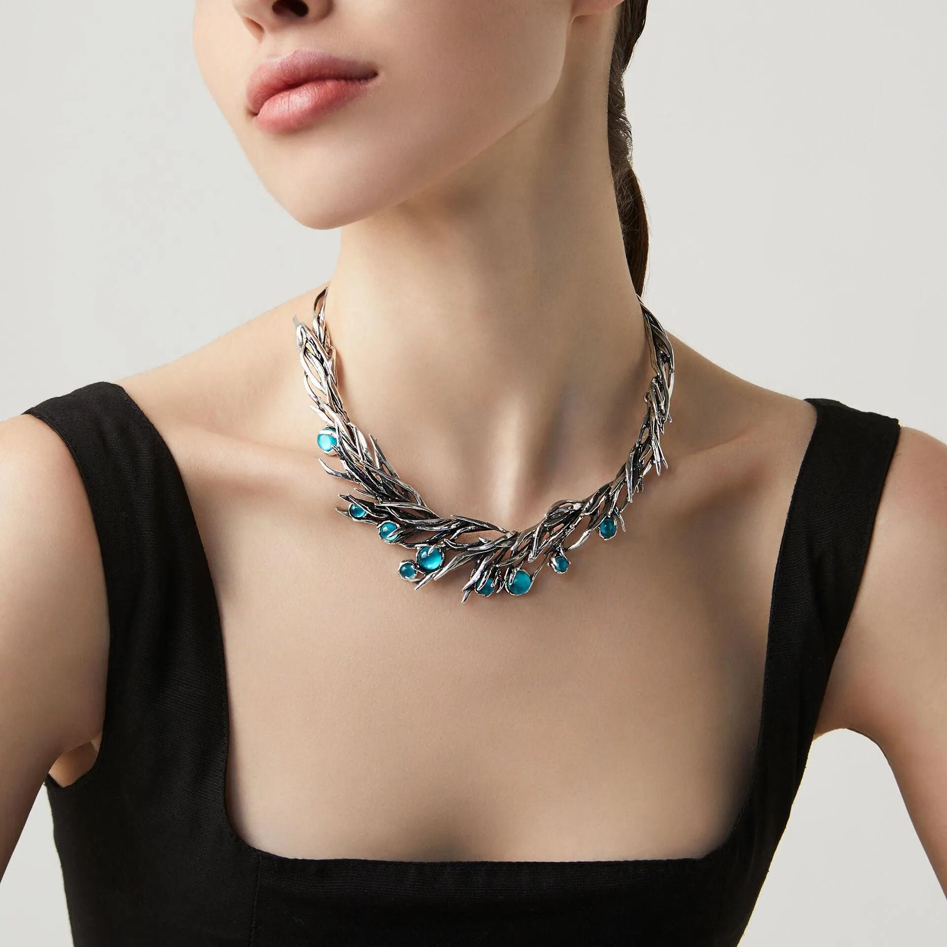 Giovanni Raspini Posidonia Series Silver 925 Motherperper Turquoise Quartz 11475