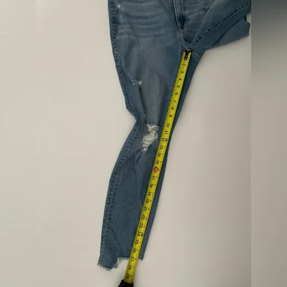 Good American Good Legs High Waist Side Step Crop Skinny Jeans In Blue668 16