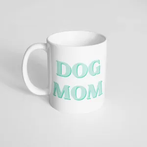 Green Layered Dog Mom Mug