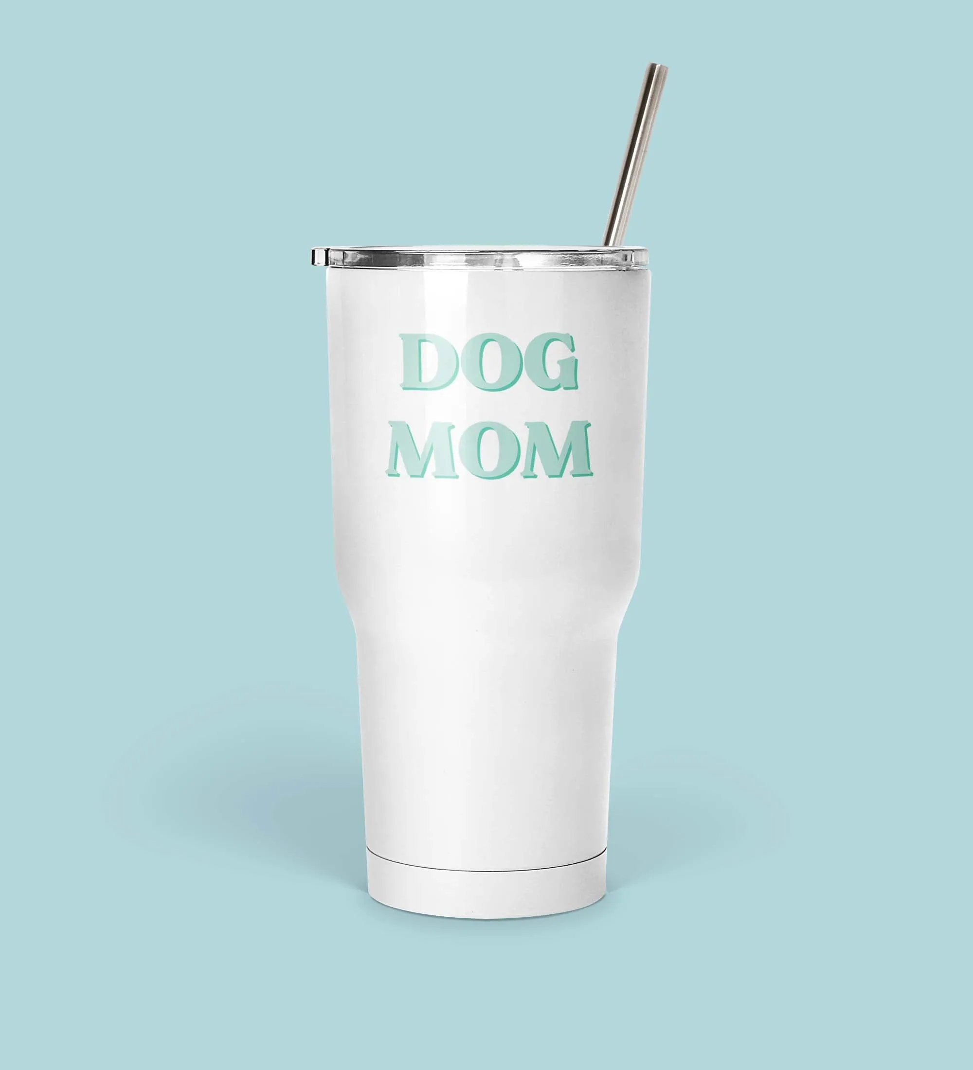 Green Layered Dog Mom Mug