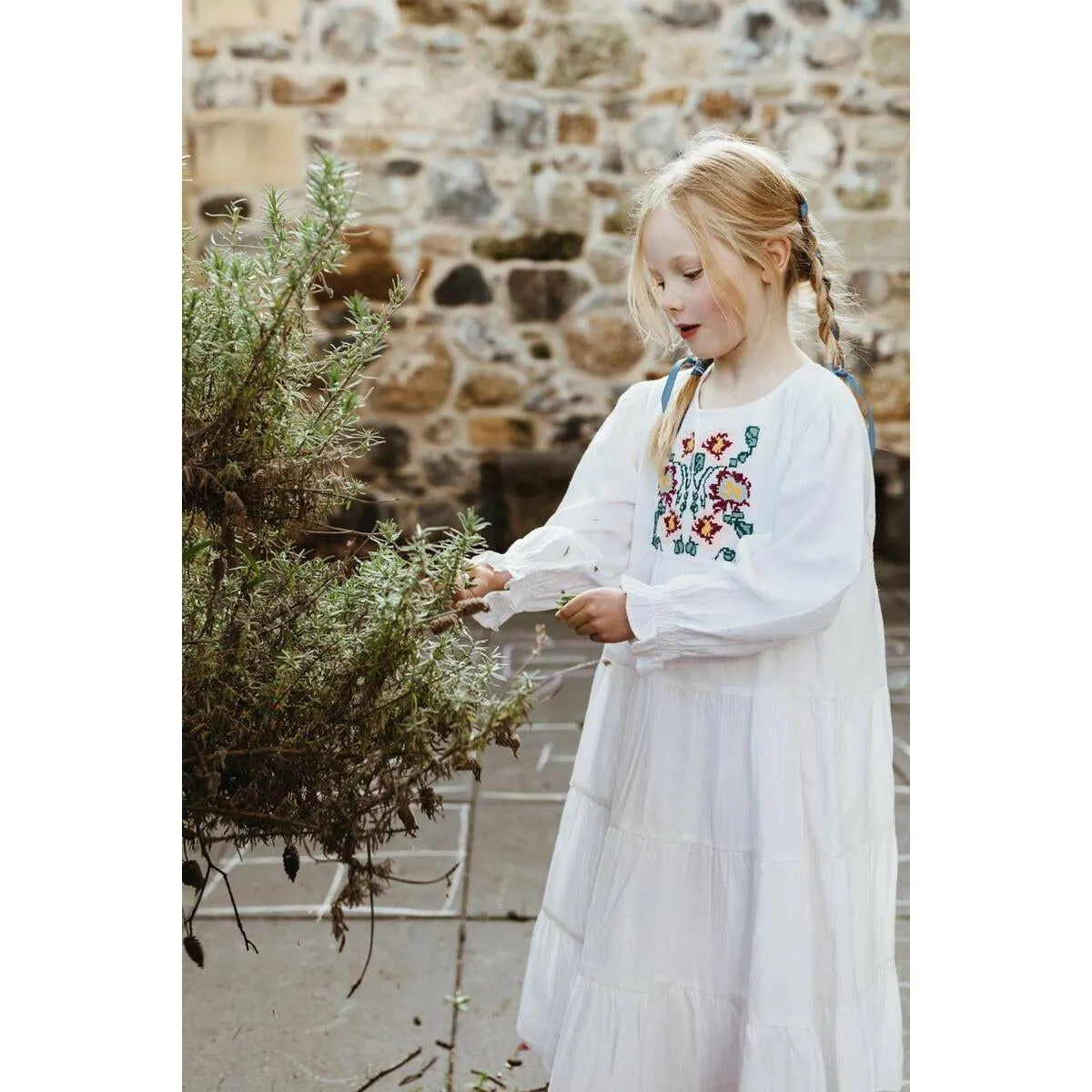Hettie Dress - White