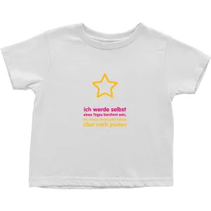 I'll be famous Toddler T-Shirts  (German)