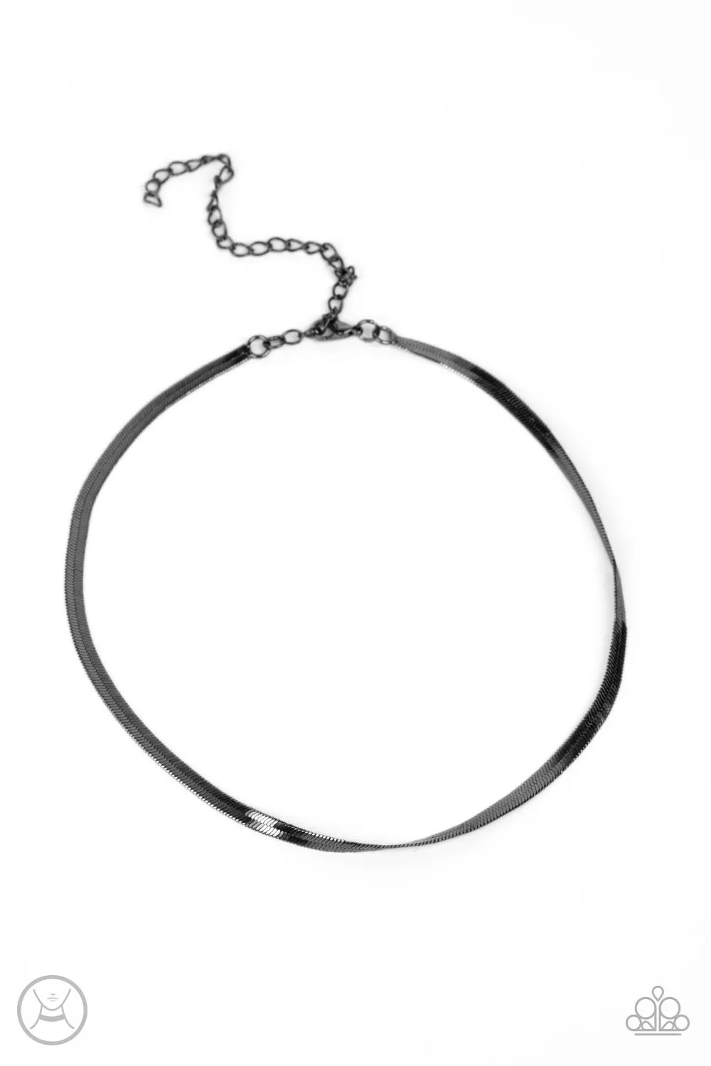 In No Time Flat - Black Necklace