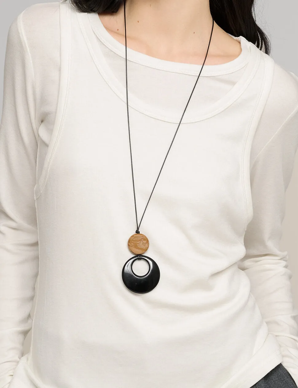 Ivory Double Layered Top