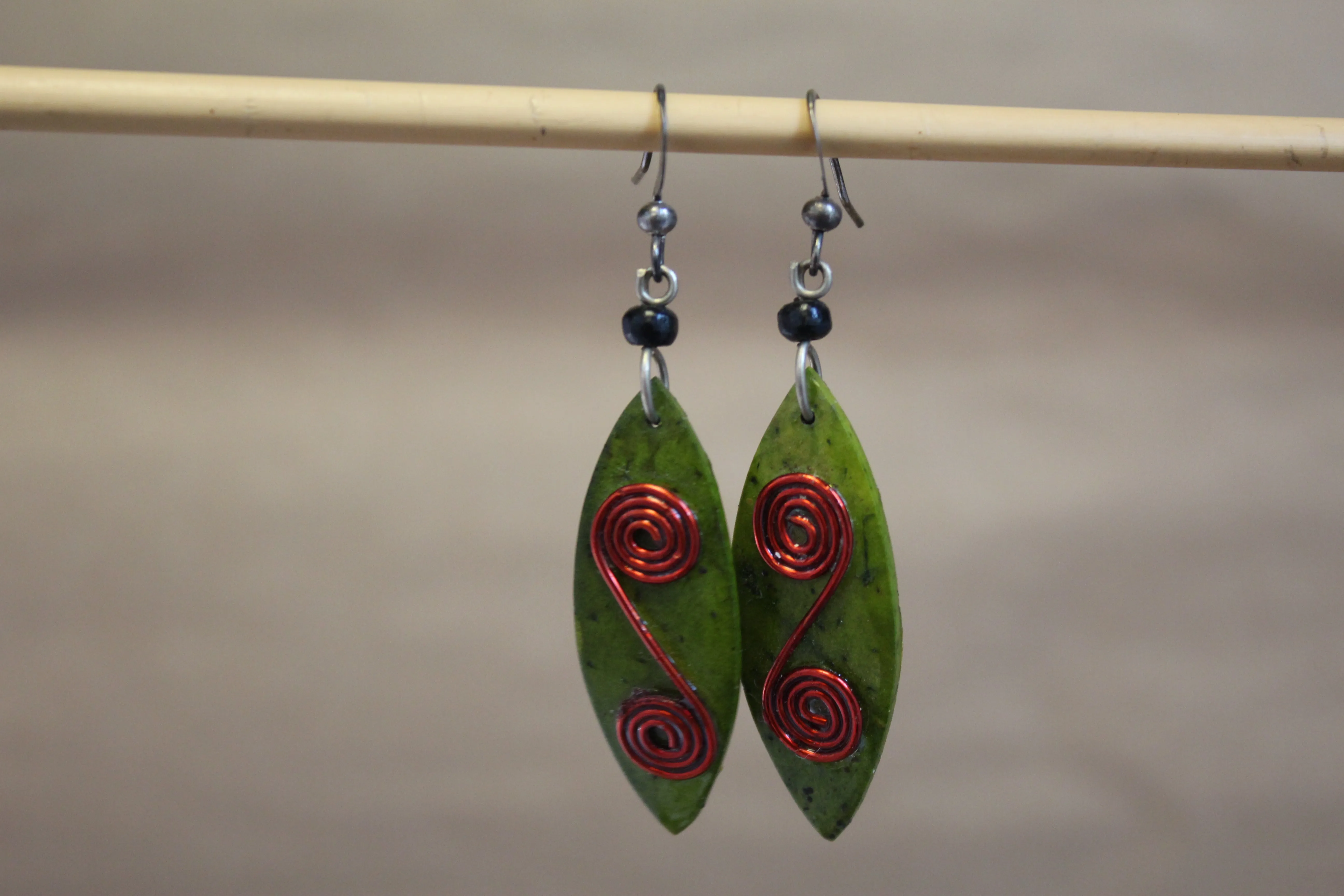 Jaraguá Aztec Coil Earrings